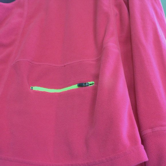 RBX Pullover Fleece Performance Jacket | Pink & Yellow RBX Fleece - Picture 4 of 10
